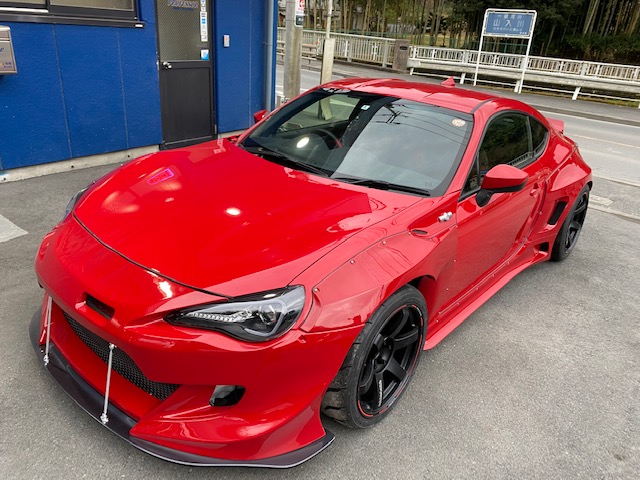 Ft86 Pandem ロケットバニー コンプリート車両製作 Brz パンデム 八王子の自動車板金 塗装ならprofessor Auto Service